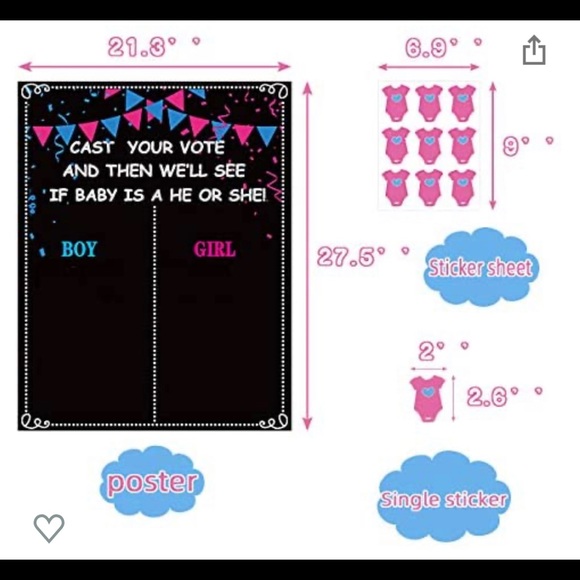 Baby Gender Reveal Kit (Boy or Girl?) - Picture 4 of 8